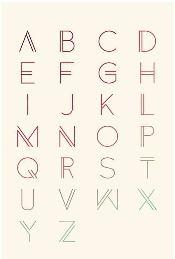 手绘英文字母,想做出漂亮手帐一定要学它
