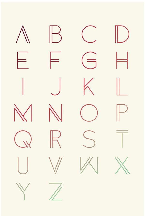 手绘英文字母,想做出漂亮手帐一定要学它