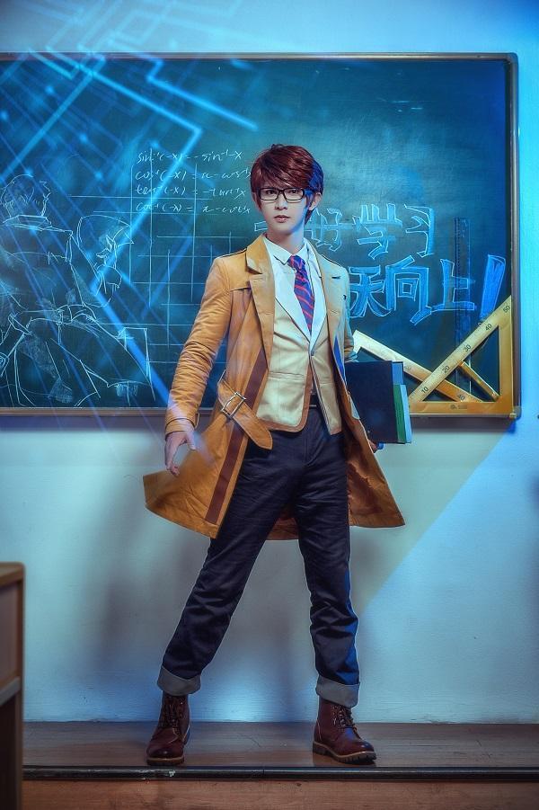 王者荣耀英雄诸葛亮cosplay 黄金分割教学 几何学者带飞 美滋滋