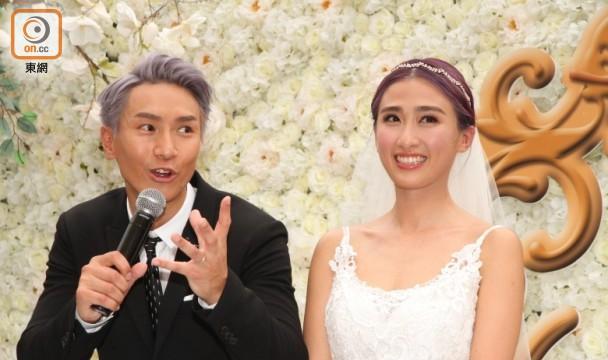 香港二线歌手陈柏宇娶老婆,摆酒席花120万,度蜜月密密造!