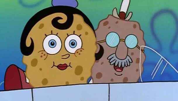 盘点《海绵宝宝》里三位主角的父母,蟹老板的母亲最妖娆