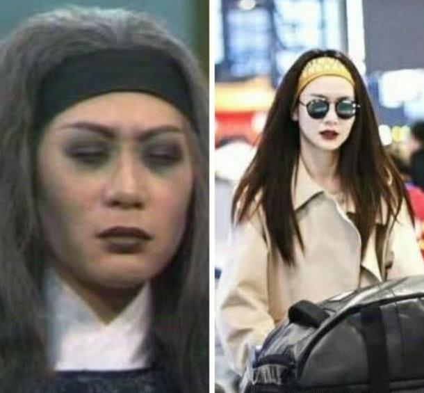 范冰冰这梅超风头发,不仔细看,_发型设计