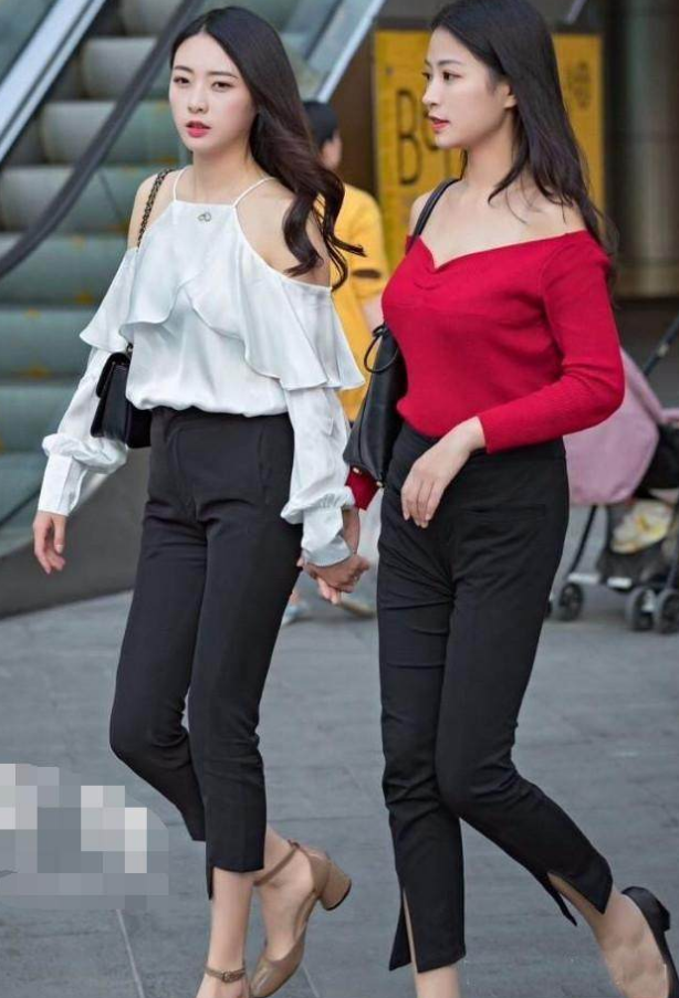 路人街拍：身材丰腴的高挑少妇，熟透了的女人才够味儿！