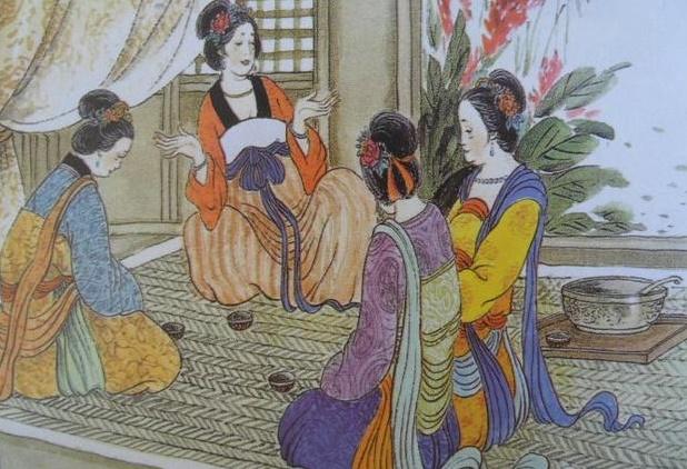 这首宫怨小诗,短小精湛,意味隽永,倾诉了宫女不