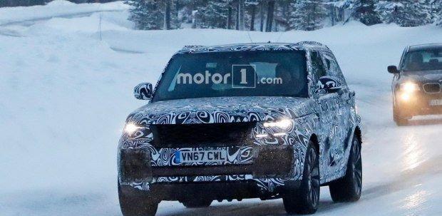 路虎揽胜Coupe车型的测试谍照曝光，采用独特的2门设计