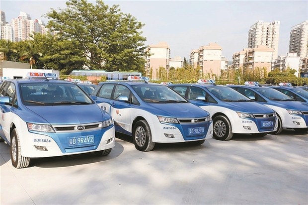 深圳将再增3191台纯电动出租车 每年可减排二氧化碳约10万吨
