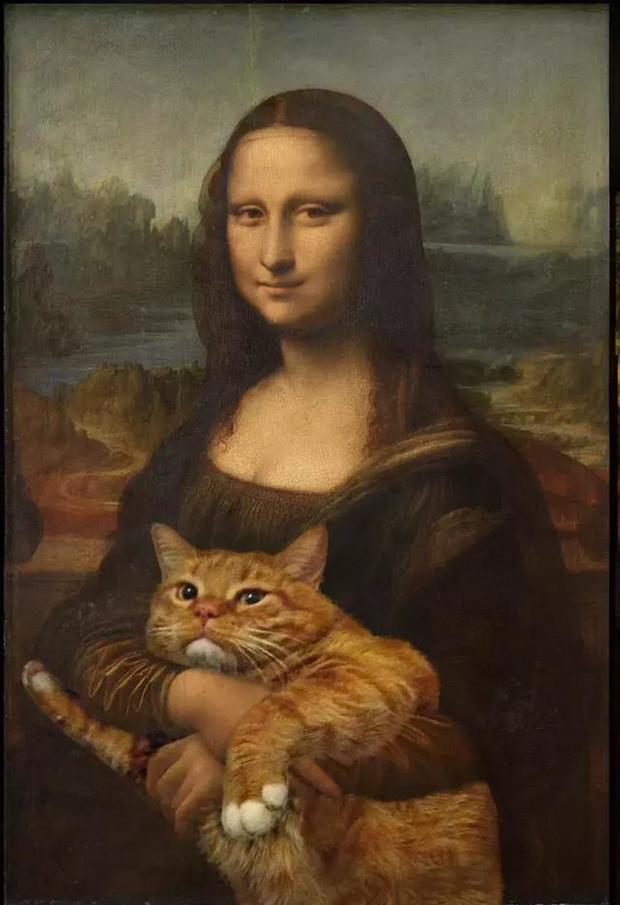 世界名画大多数人都看不懂又死板,但多加了只橘猫就不