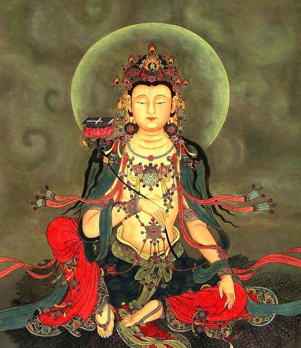 开学啦,来拜拜文殊菩萨,保佑你学业精进,前途似锦!