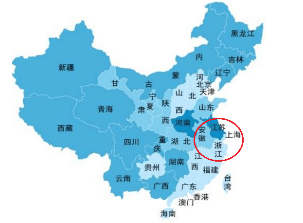 江浙沪皖经济总量_江浙沪皖地图