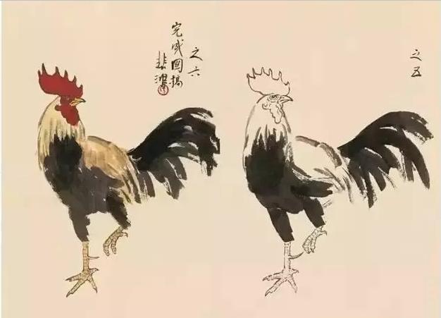 名家课徒稿：徐悲鸿禽鸟课徒稿