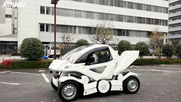 高达机械设计师大河原邦男设计:仿机器人变形电动车「蓝云之鹰」