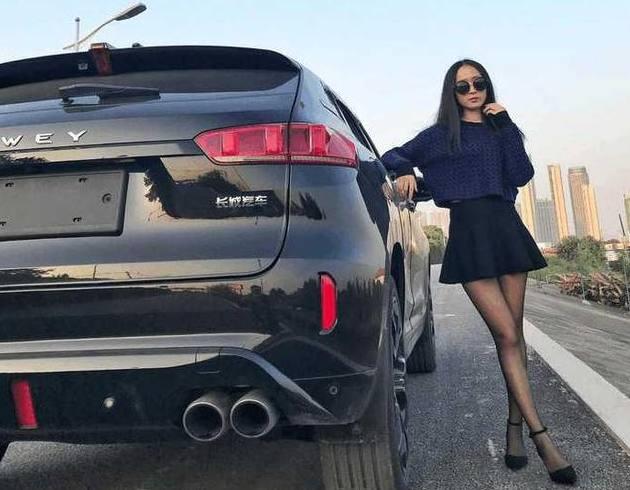 长城最精致的SUV,女司机提魏派VV7,黑色真的
