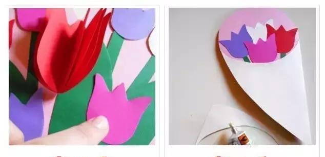 手掌立体小贺卡