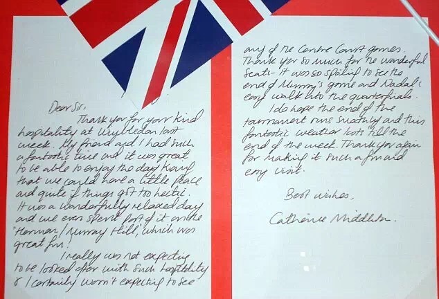 英国皇室手写体大盘点,威廉王子写的一手小学生字体