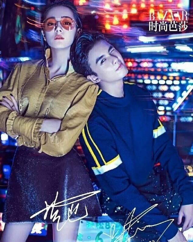 5,吴磊&迪丽热巴 迪丽热巴一改往日的清新装扮,与吴磊共同远赴东京为