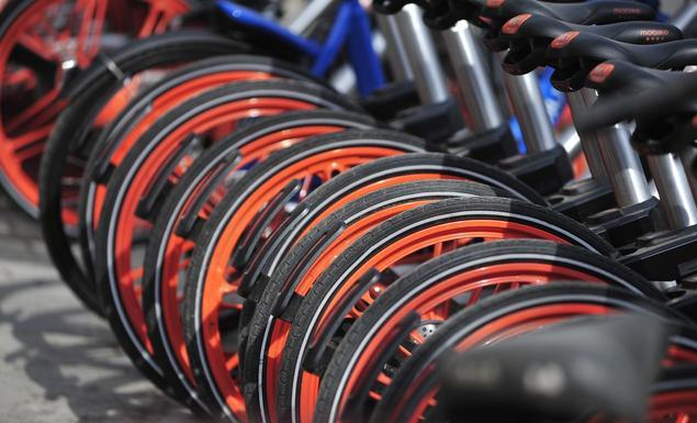 全国共享单车摆放最乱的一座城市