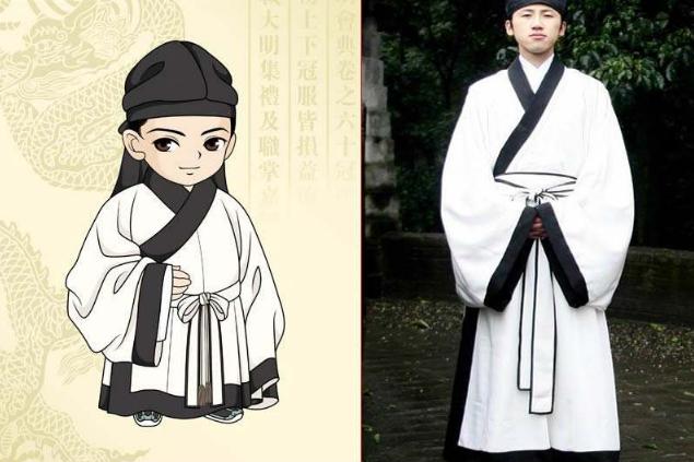 为什么汉服男子礼服大上衣下裳,而女装礼服大多是一体的