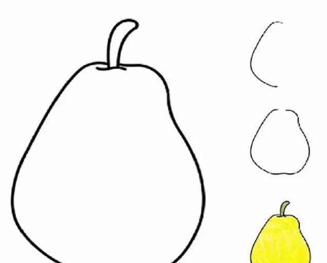 适合幼儿园儿童画的水果简笔画,简单实用,第二篇