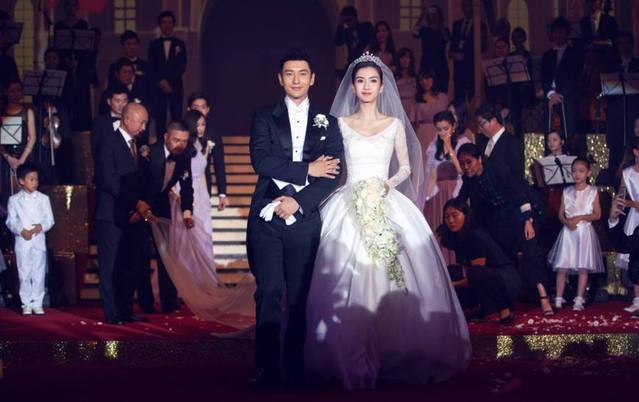 angelababy黄晓明合照,angelababy礼服 图5,黄晓明&angelababy:教主黄晓明和angelababy的结婚照,很典雅