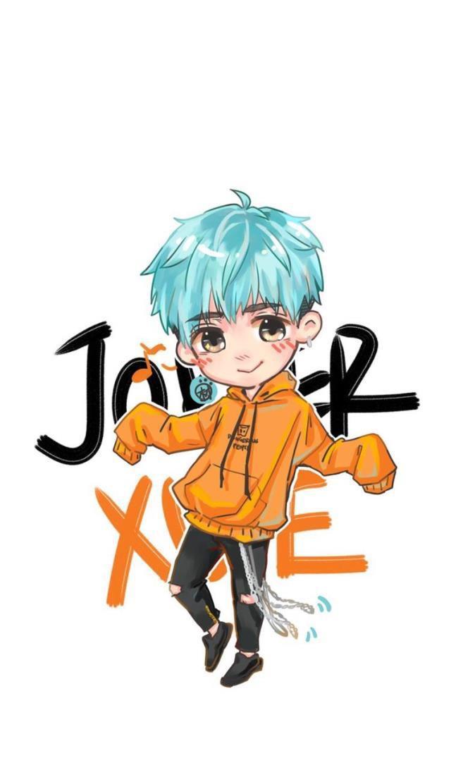 有趣表情包薛之谦q版超萌插画薛之谦717生日快乐