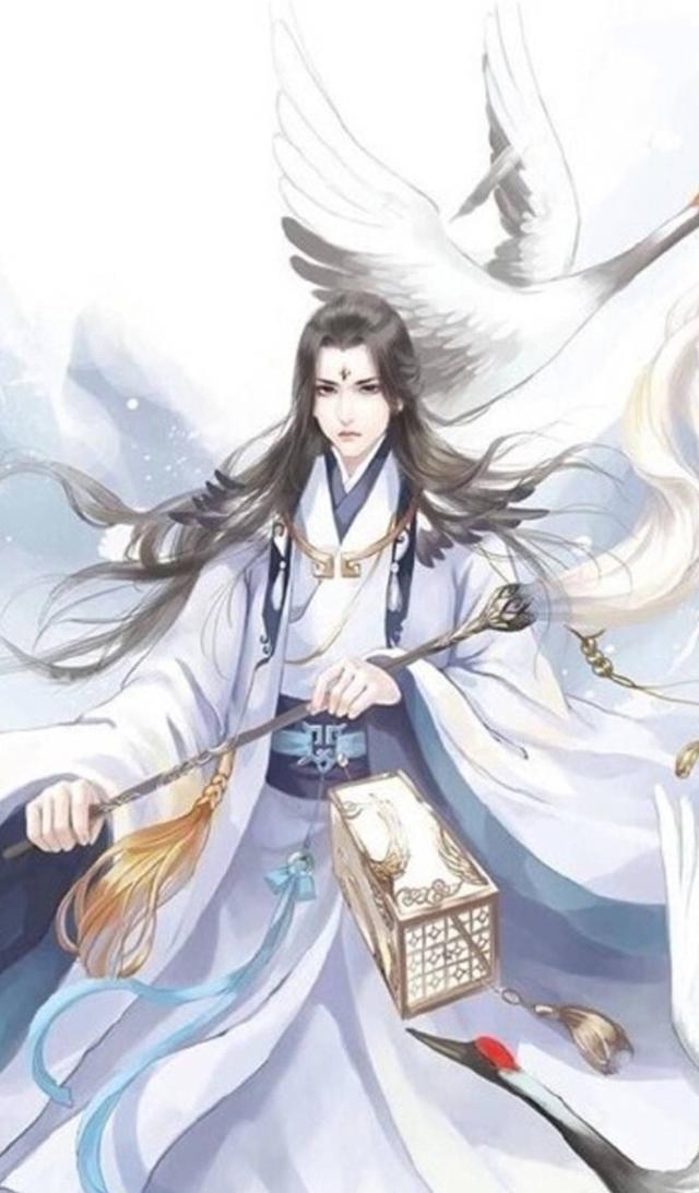 唯美古装男手绘