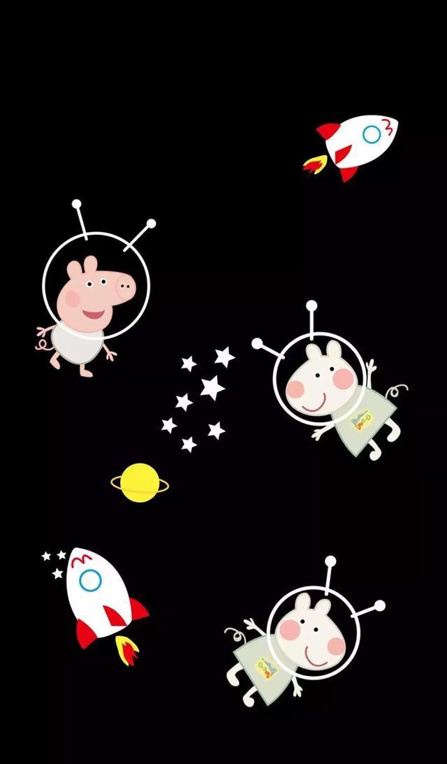 超可爱的纯色卡通壁纸,你们一定喜欢!