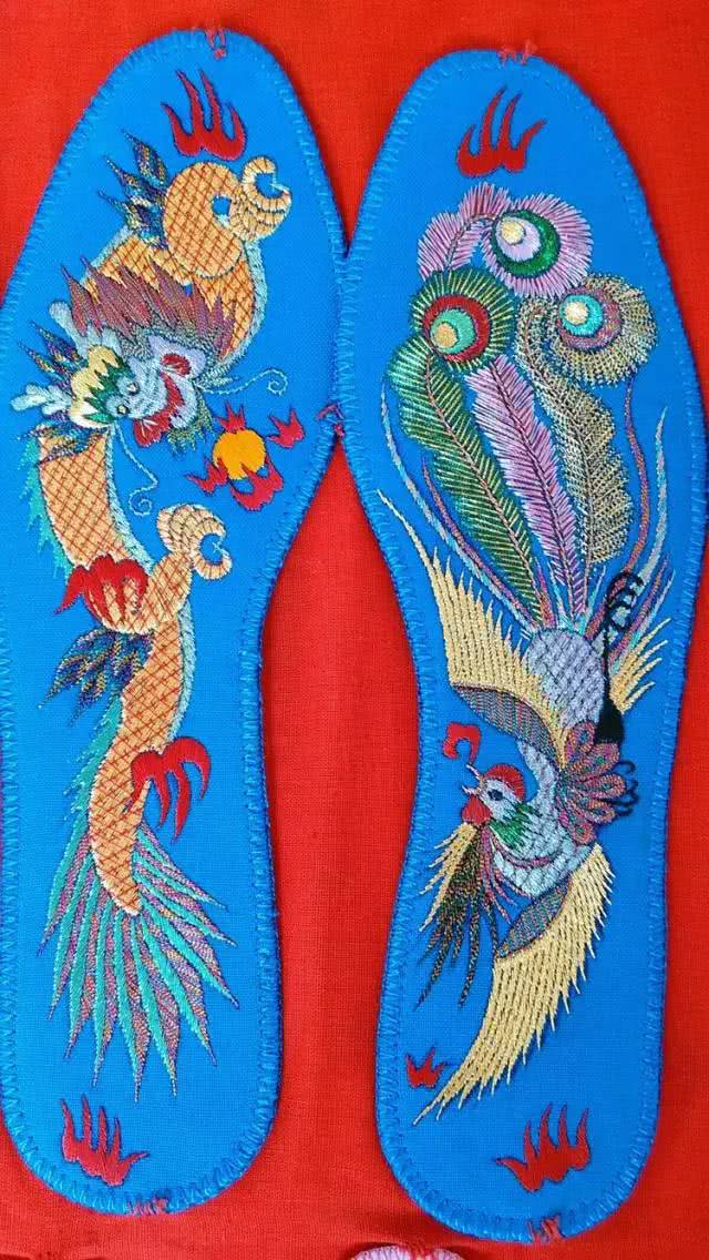 忻州民间手工绣花鞋垫作品欣赏