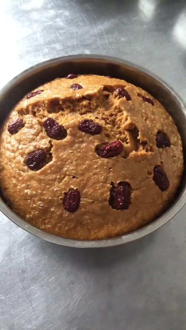 教你做红枣大发糕,制作简单红糖配比很关键,松软可口入口即化!