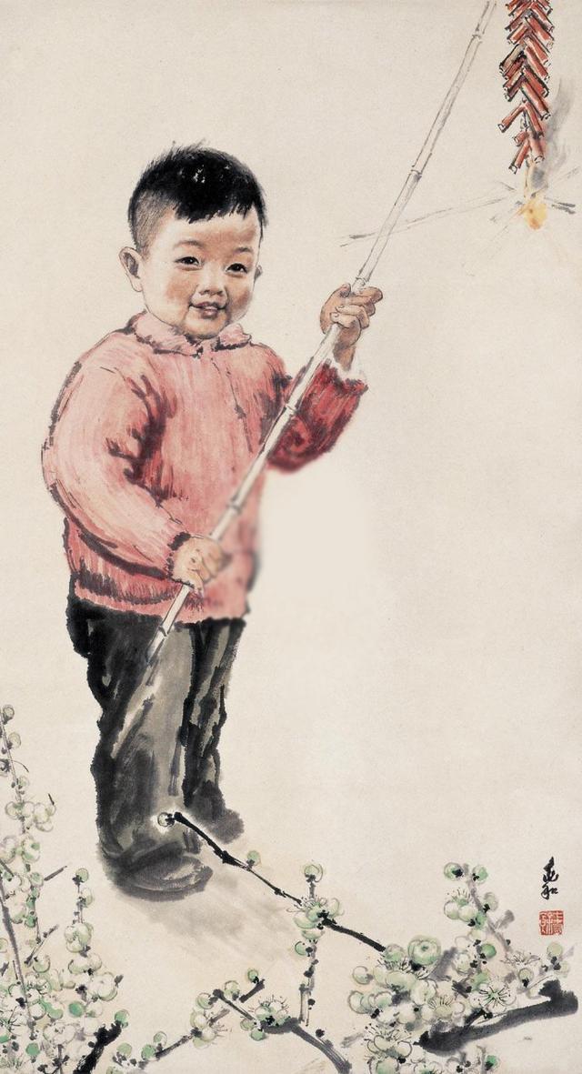 水墨人物画一代宗师蒋兆和作品中的童真童趣