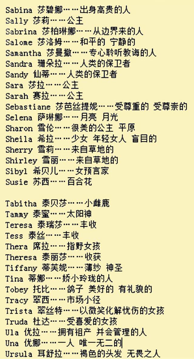 2018好听洋气的英文名字大全, 给宝宝起英文名不愁了!