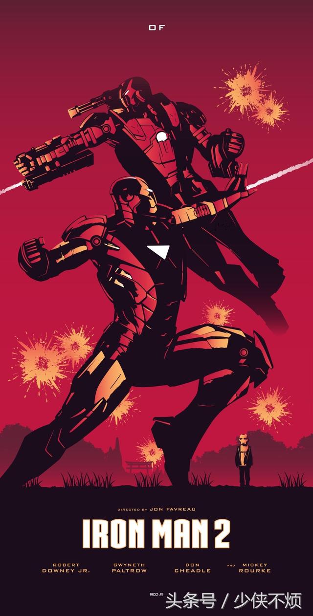 复仇者联盟(33):漫威超级英雄三巨头的另类海报