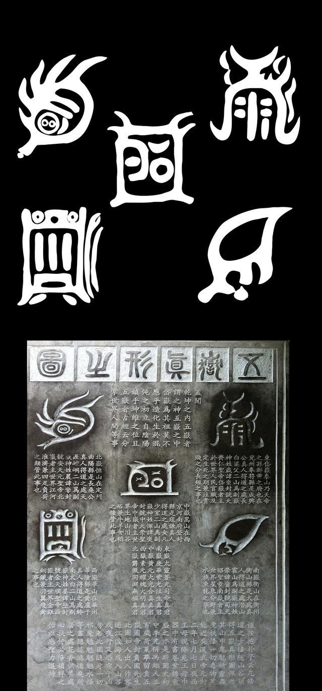 五岳真形图统领三山五岳的神奇符牌