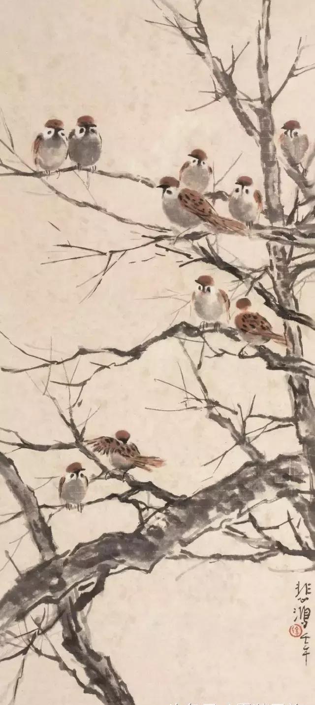 欣赏名人|飞禽走兽|徐悲鸿|猫|春之歌_新浪新闻