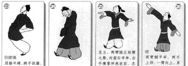 马王堆导引术图文教学!简单易学，可以收起来每天练练!