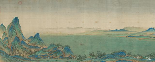 乾隆命人临摹了两张《千里江山图》,却有同样的命运