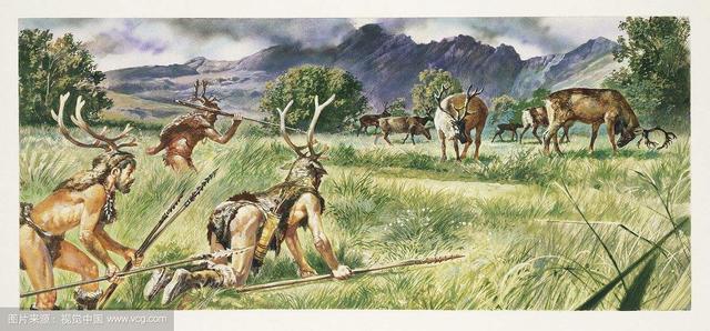 7000年的原始人阿苦一天的生活