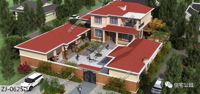 10套别墅户型建筑图,8到15米宽全都农村有,总号摇买杭州别墅要吗图片