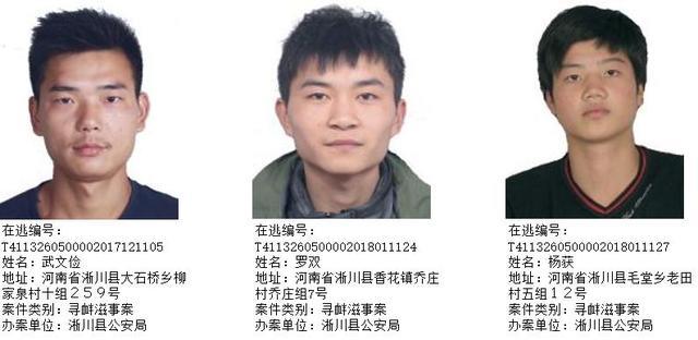 通缉令!南阳市公安局扫黑除恶公开通缉205名逃犯