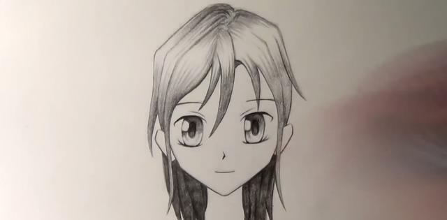 手把手教你绘画动漫人物脸部（一）：如何画好正面女生的脸