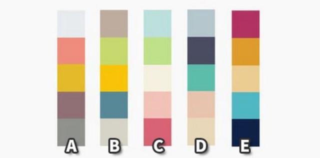 心理测试:一张颜色图,测出你骨子里的潜在天赋