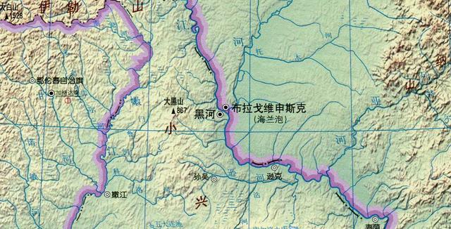 地图上的秘密—俄罗斯远东必须括注中国古地名的地方