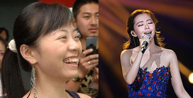 张靓颖整容前后照片对比 身材容貌被诟病如今却成女神