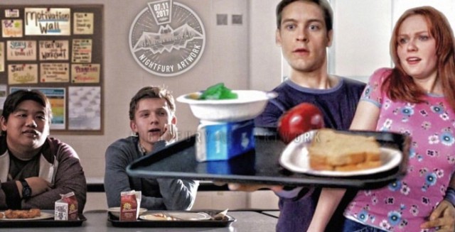 三代蜘蛛侠同框:托比必须最经典!