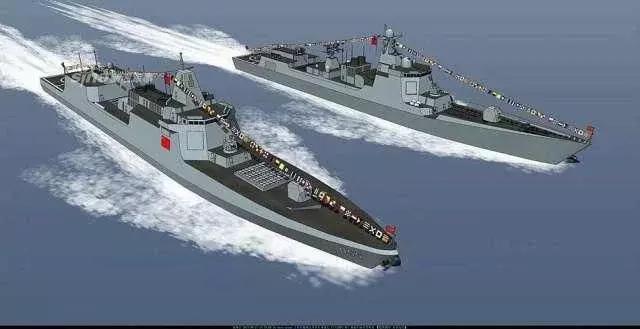 巡洋舰组成密集的防空火力网,也就是说中国目前连续建造的4艘055驱逐