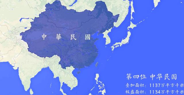 中国历史上十大版图最大的王朝,第一名不是元