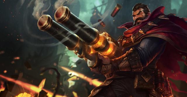 LOL英雄联盟:网友票选男枪台词第一名,被崔斯