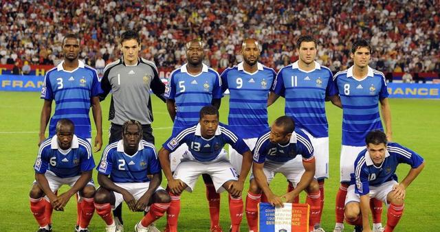 历届世界杯法国队合照