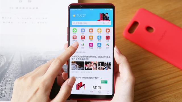 OPPO R11s最新技能 三指上滑分屏即来