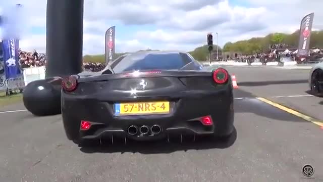 顶级跑车的世纪对决, 法拉利458VS奥迪s7, what?结局怎么这样？