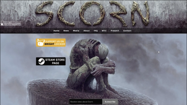 令人眼前一亮的独立游戏《scorn|游戏|scorn|主角_新浪新闻